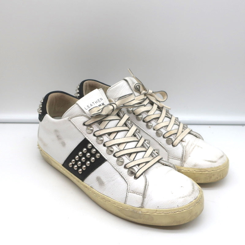 Leather Crown Sneakers at FORZIERI